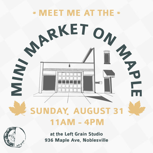 Left Grain Studio is now on Maple Ave!