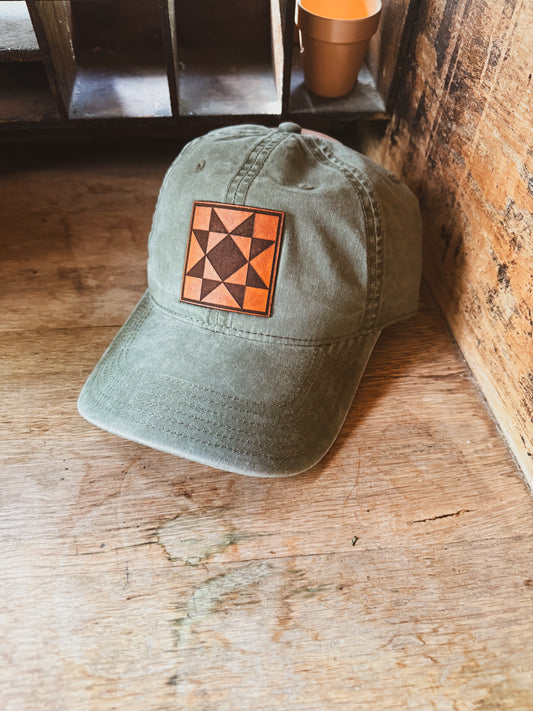 Vintage Quilt Star Patch Hat – Legacy TTA Baseball Cap