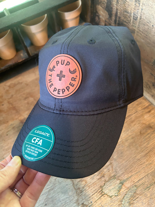 Custom Logo Leather Patch Hat - on Custom Hat Choice