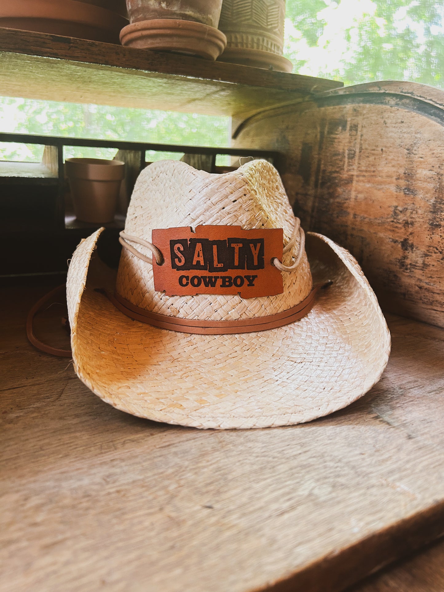 Custom Logo Leather Patch Hat - on Custom Hat Choice