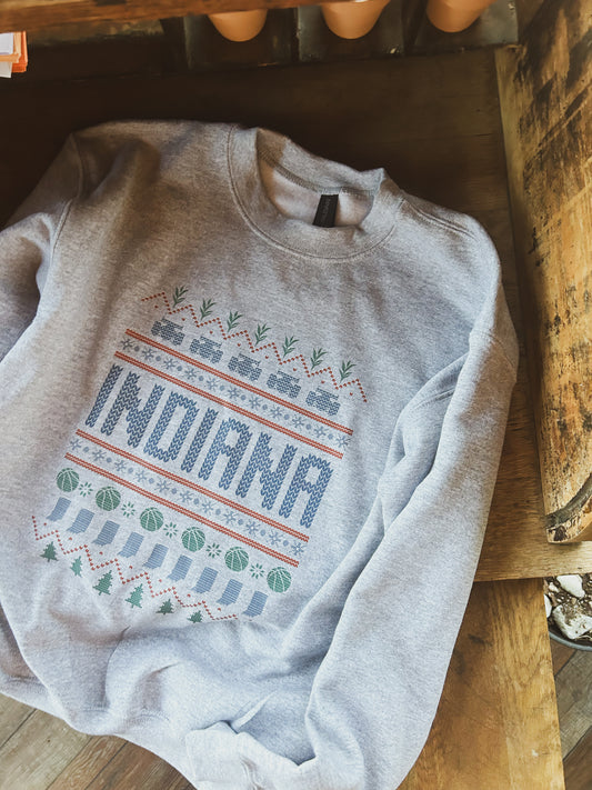 Kids - Iconic Indiana Christmas Sweatshirt
