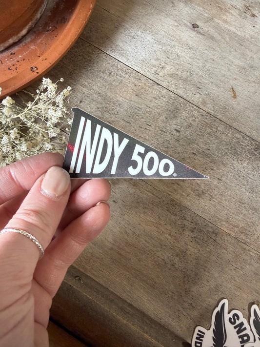Indy 500 Pennant Sticker