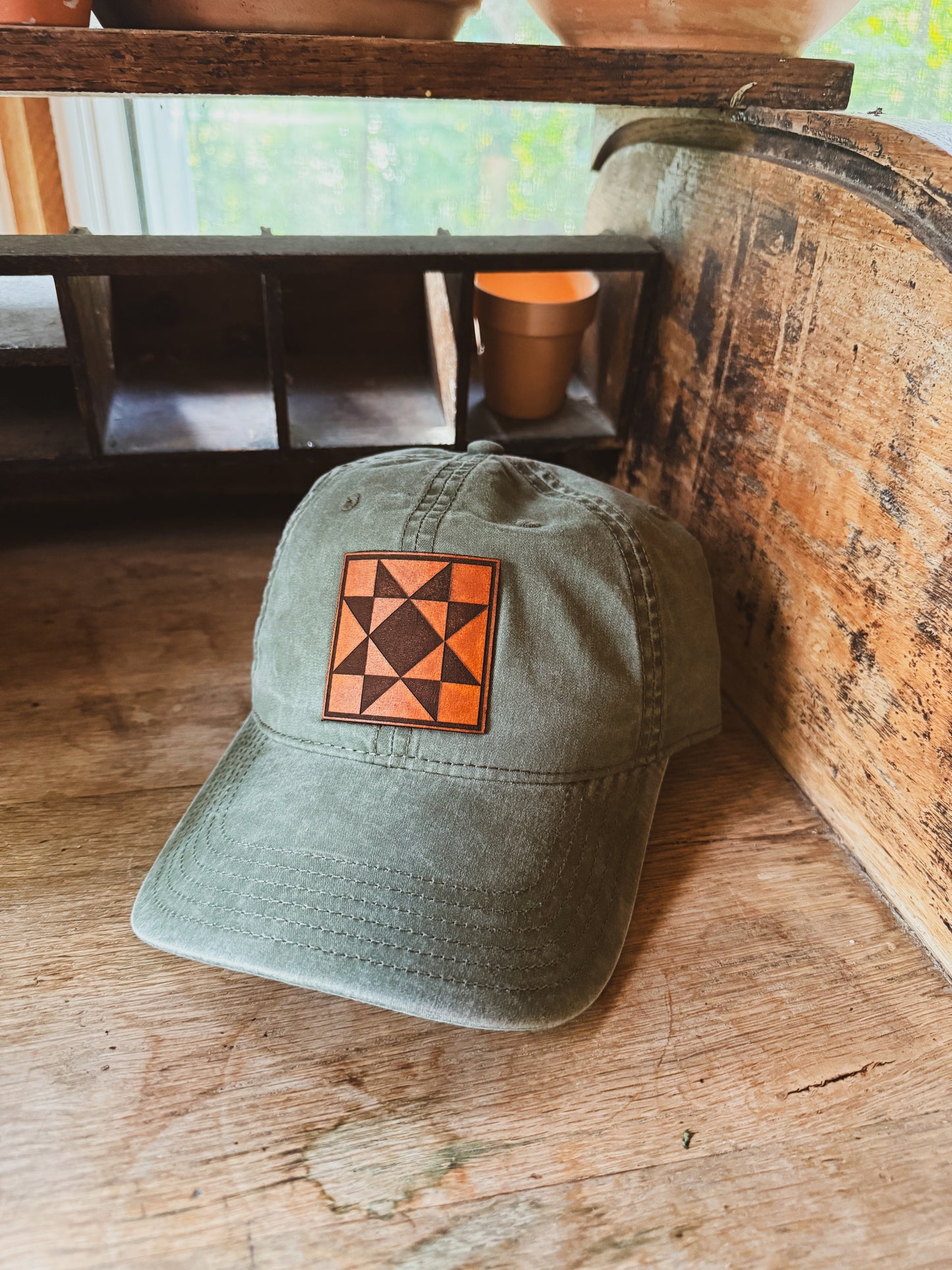 Vintage Quilt Star Patch Hat – Legacy TTA Baseball Cap