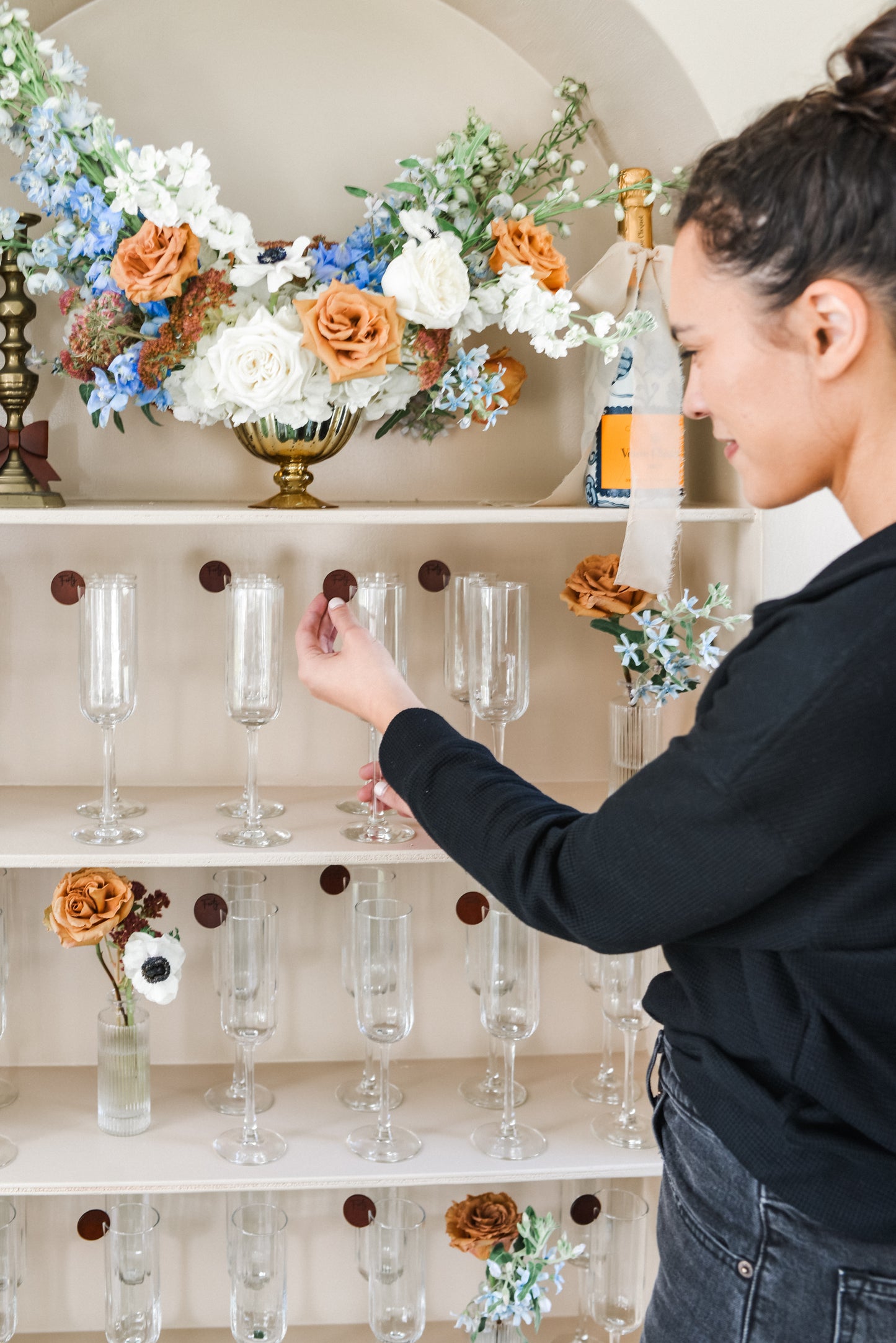 Drink Name Tags, Wine Charm for Stemless Glassware