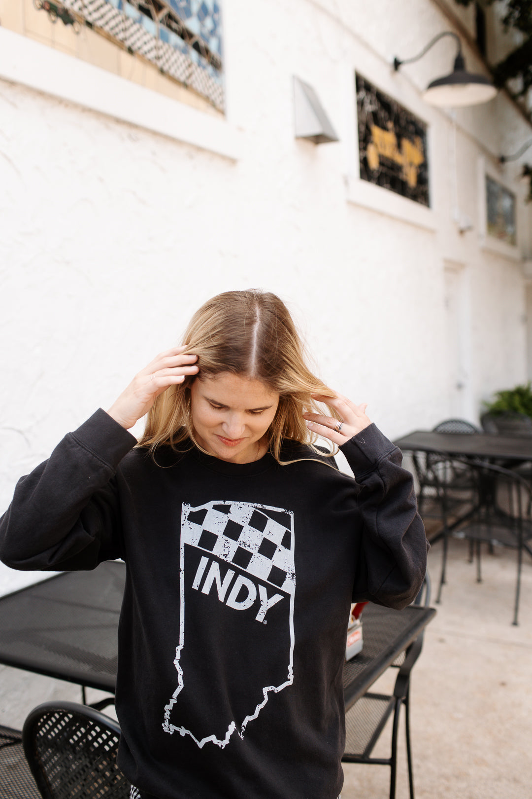 Indy Race - Vintage Print Sweatshirt