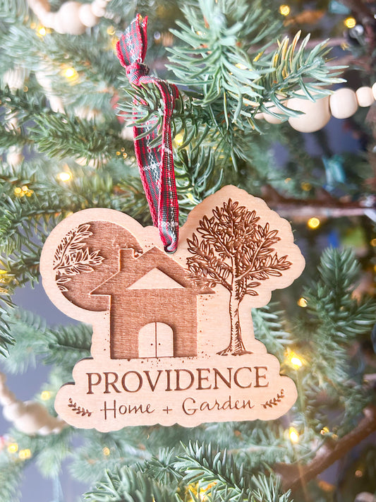 Custom Design Ornament or Gift Tag - Wooden or Leather