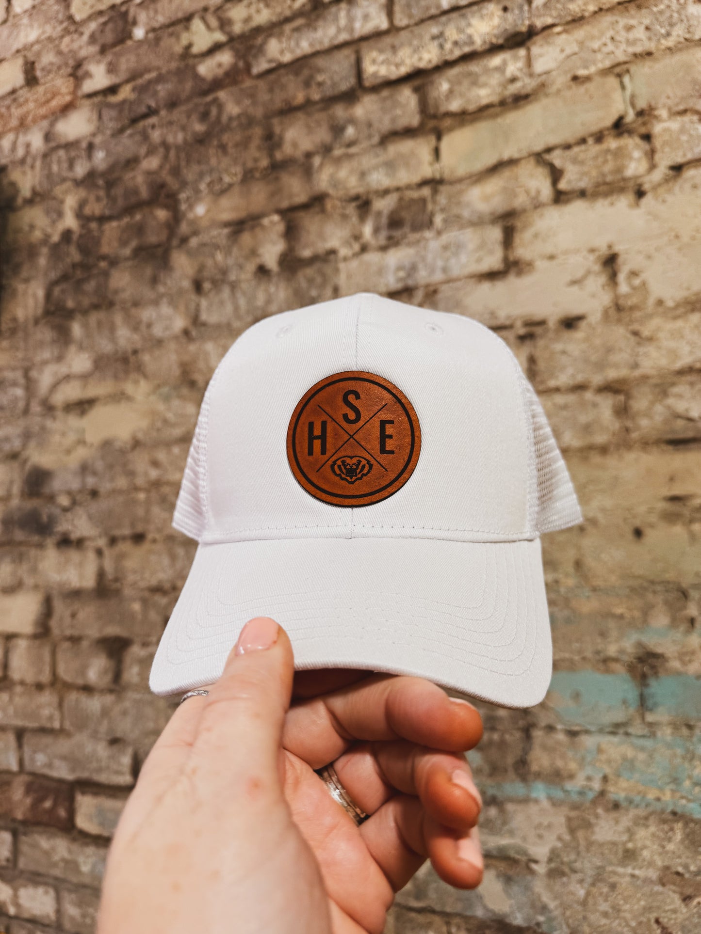 HSE Circle X Patch on White