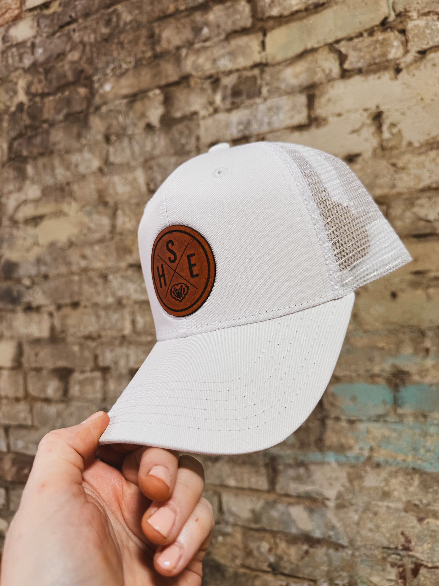 HSE Circle X Patch on White