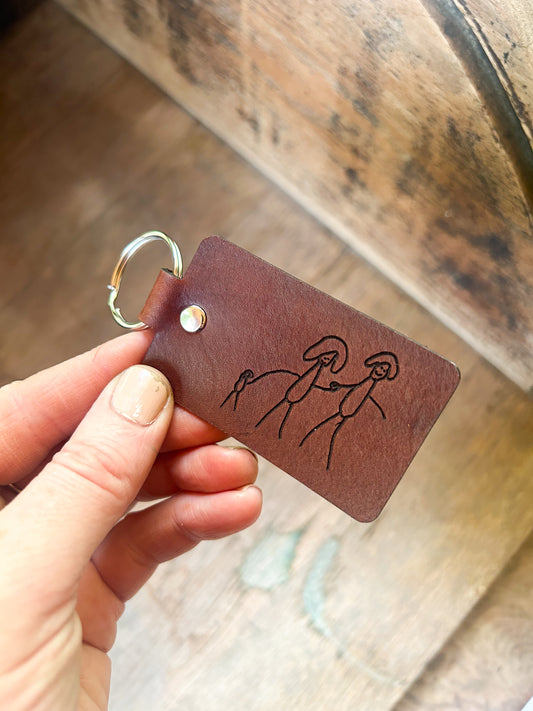 Custom Kids Art Keychain