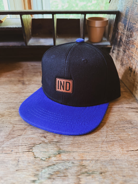 Baby IND Rectangle Leather Patch Hat