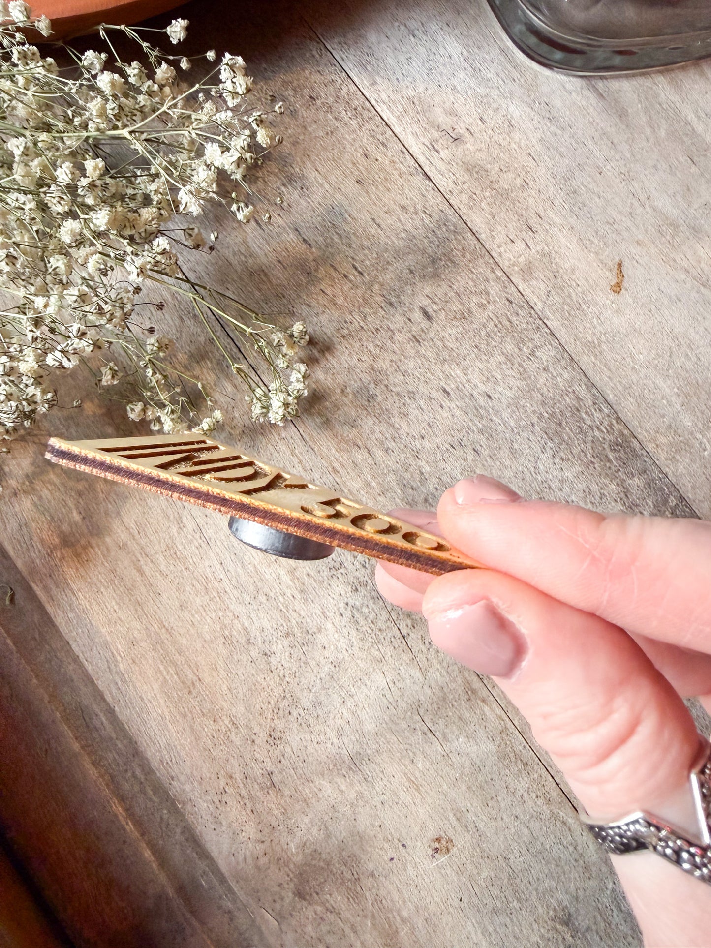 Indy 500 Pennant Wooden Magnet