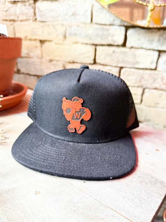 Noblesville Miller Man Leather Patch Hat