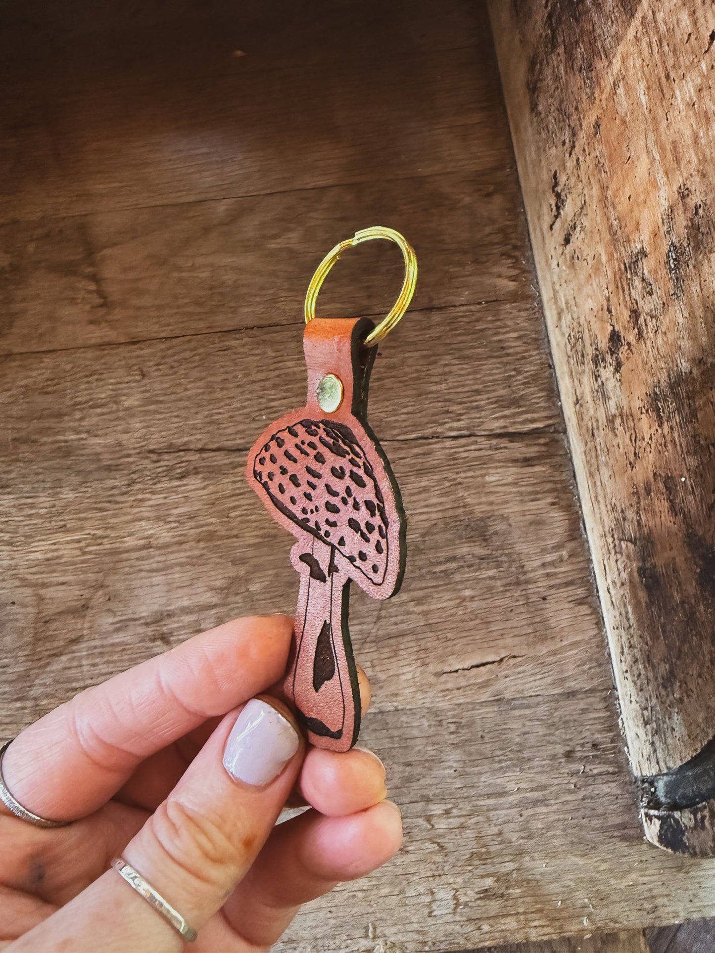 Mushroom Keychain