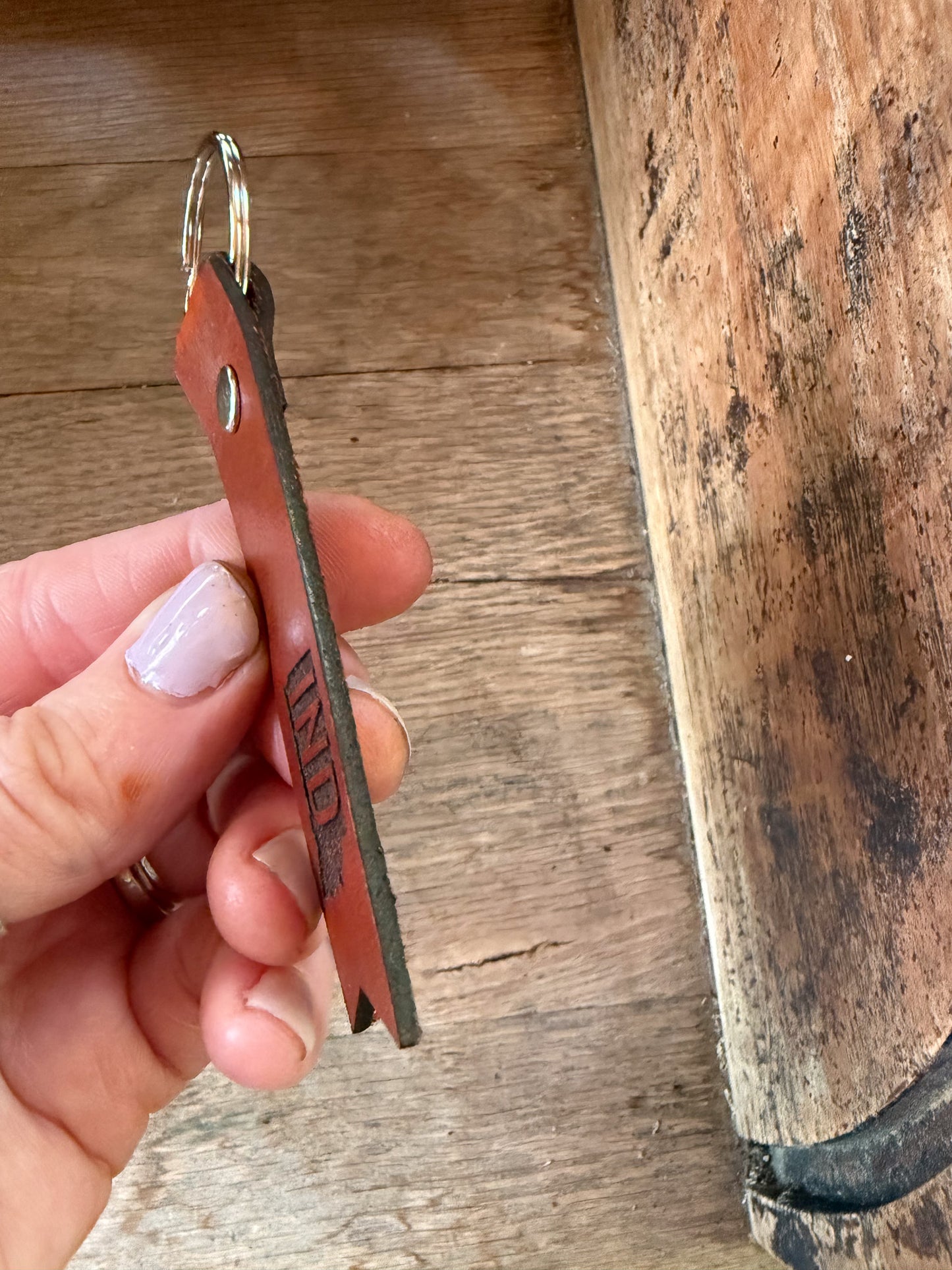 IND Ribbon Keychain