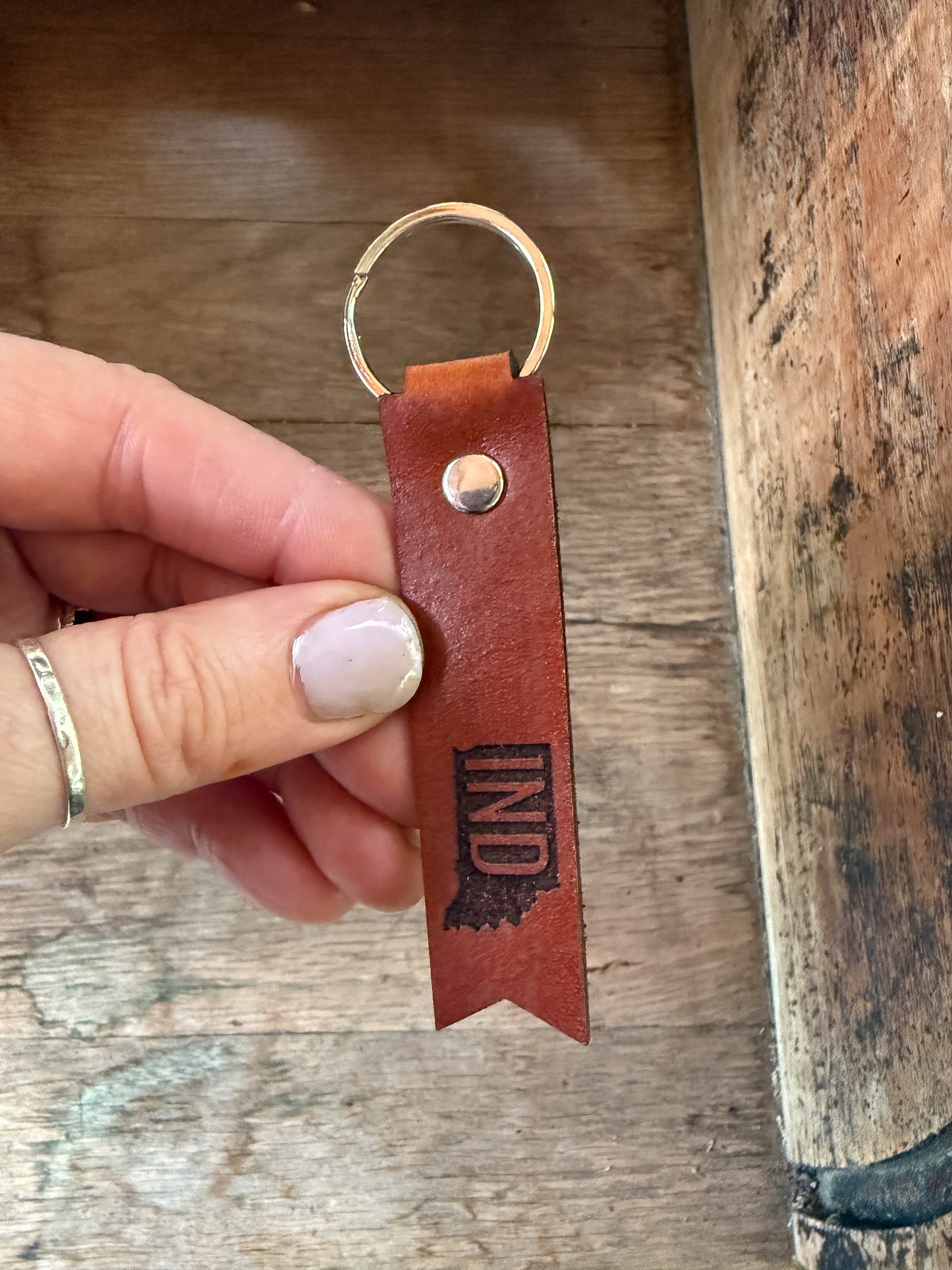 IND Ribbon Keychain