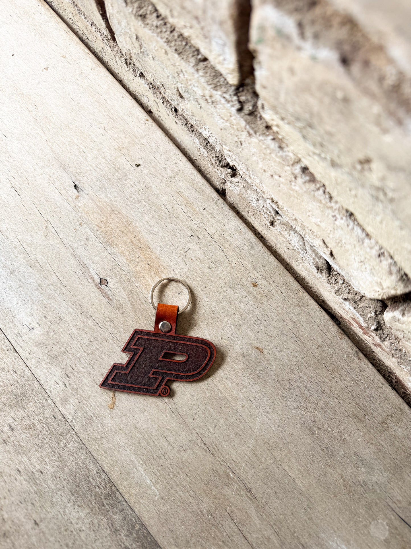 Purdue Motion P Keychain