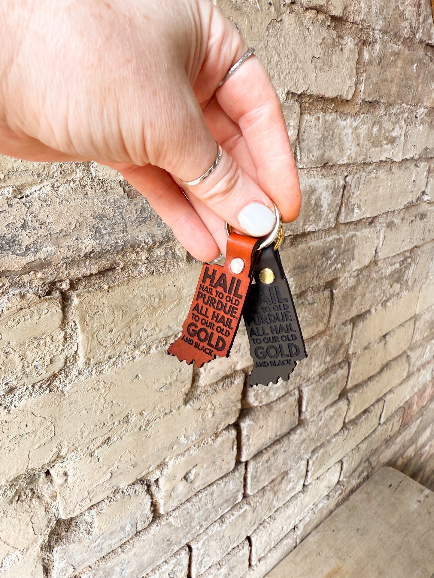 Hail Purdue Keychain