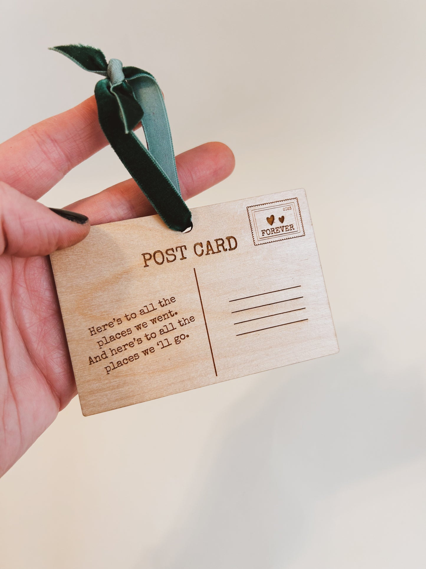 Postcard Ornament