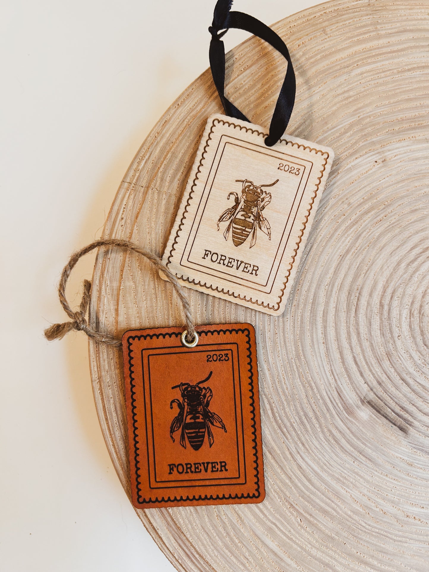 Bee Stamp Ornament