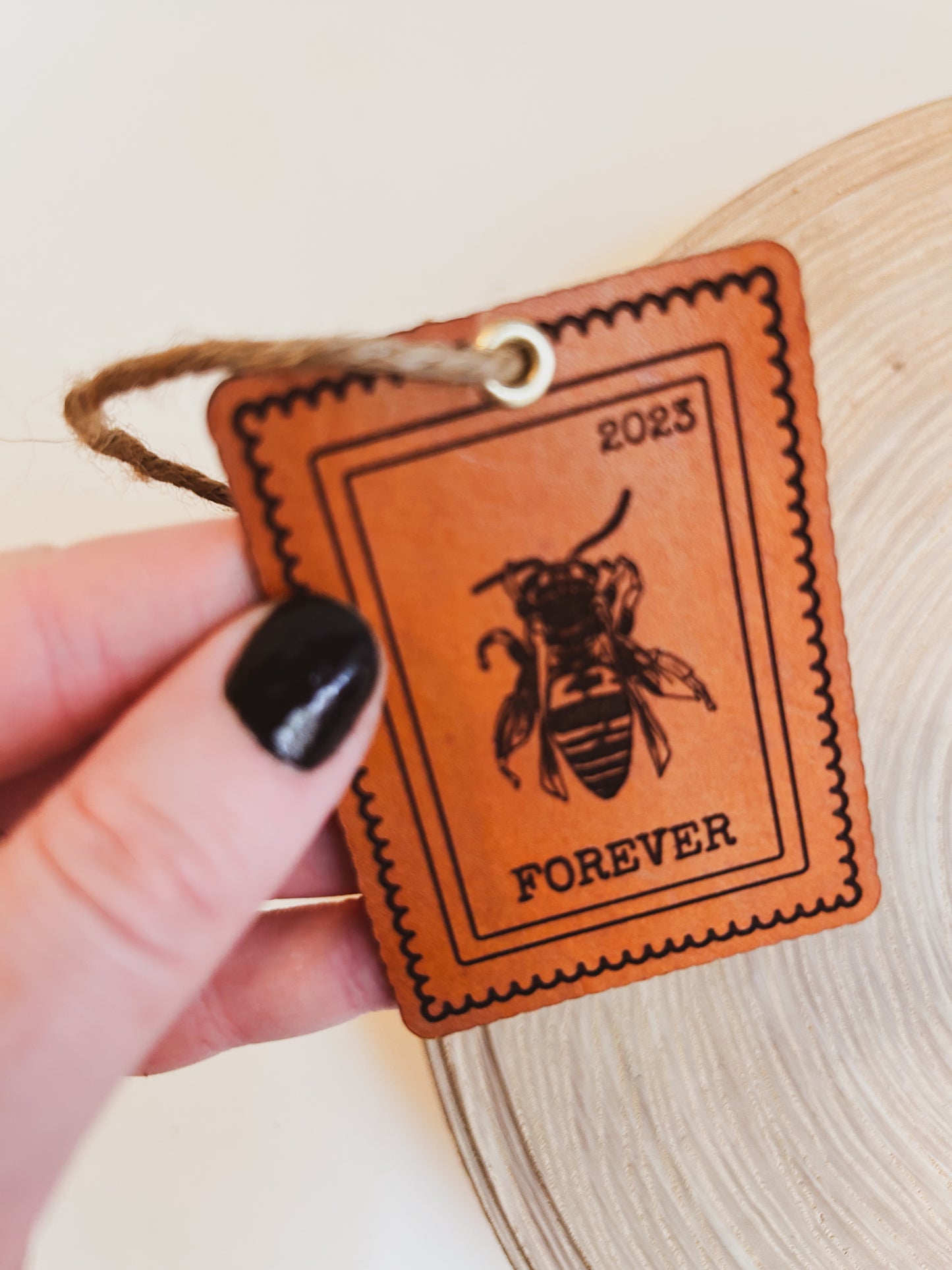 Bee Stamp Ornament
