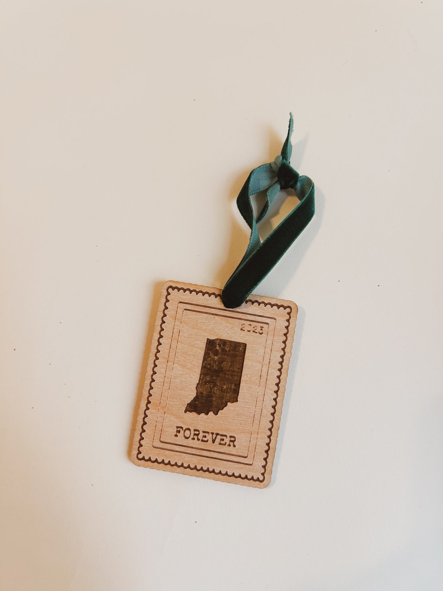Indiana Stamp Ornament