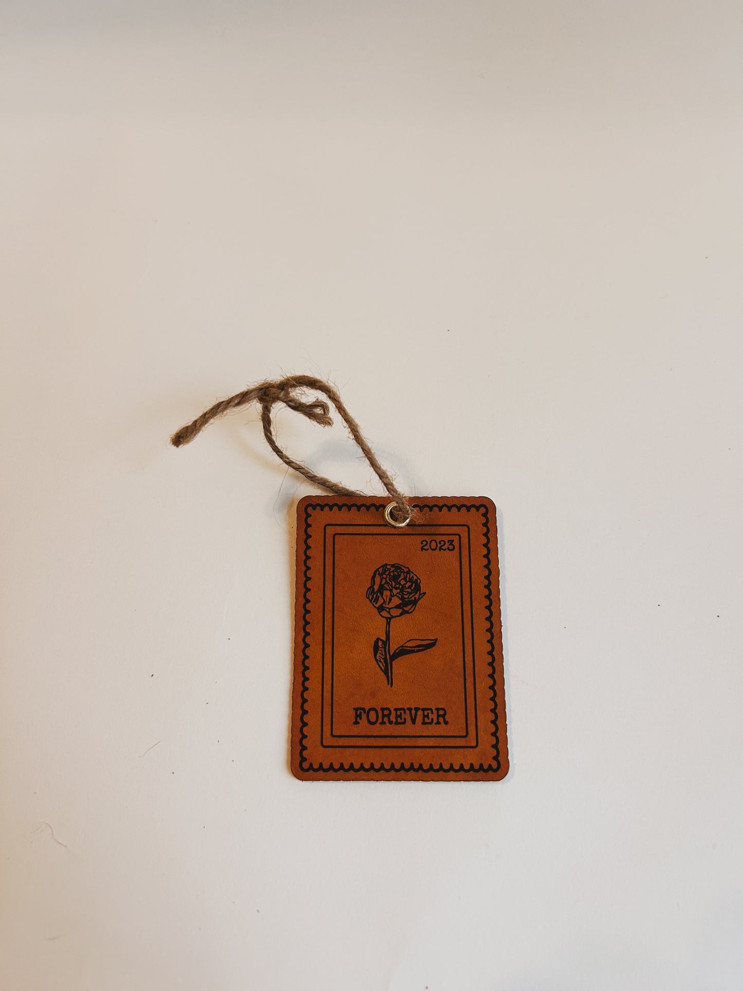Peony Stamp Ornament