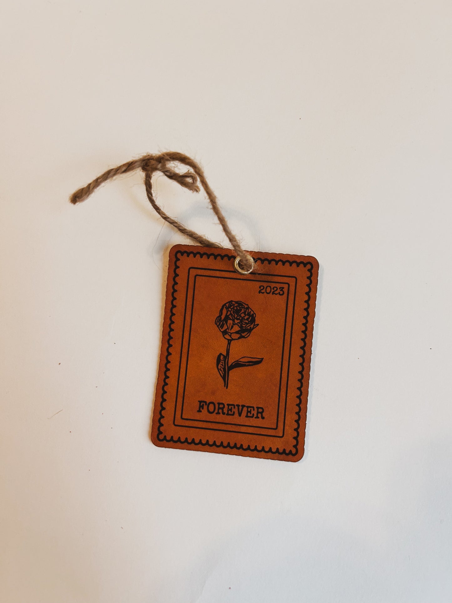 Peony Stamp Ornament