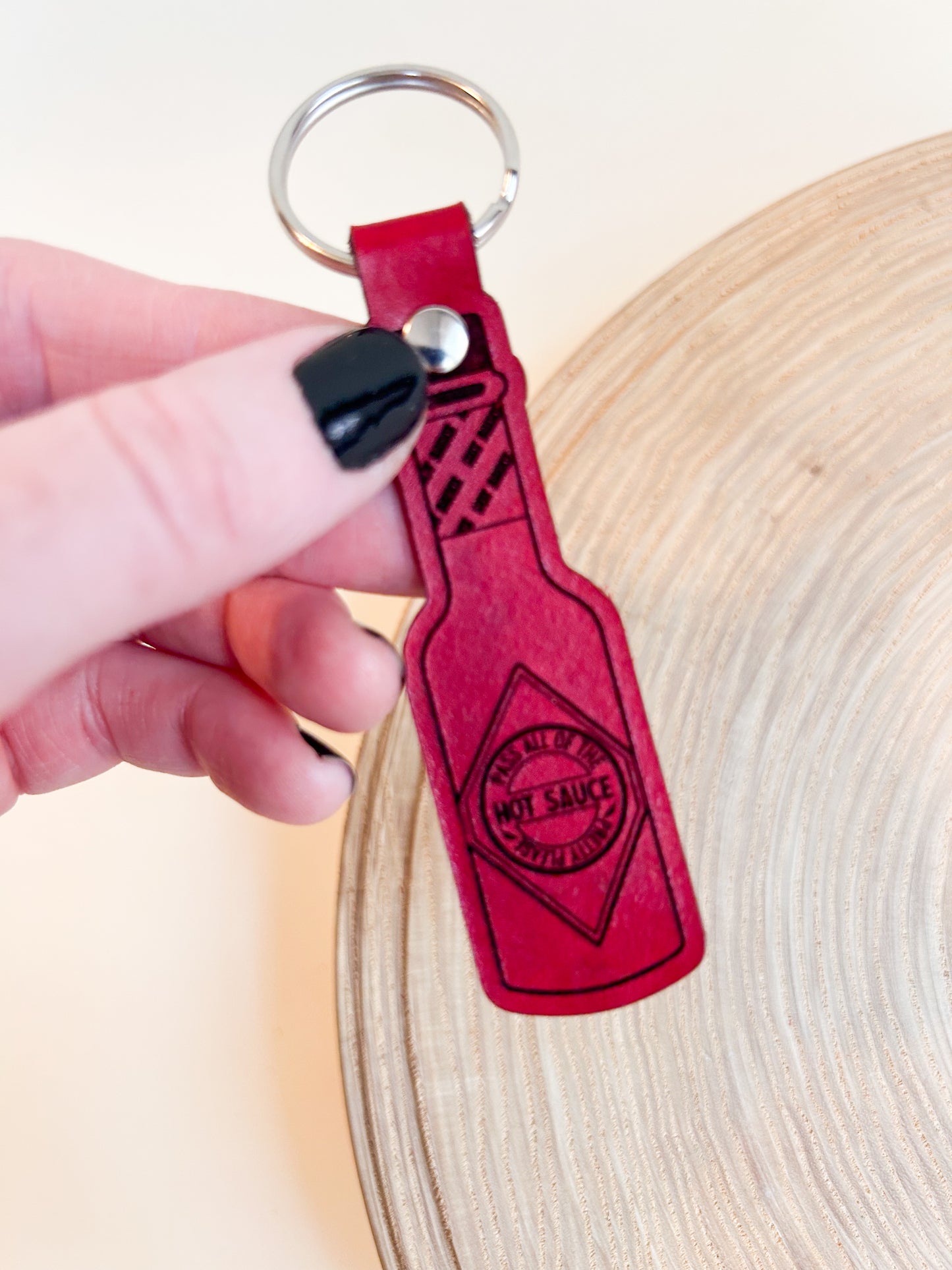 Hot Sauce Keychain