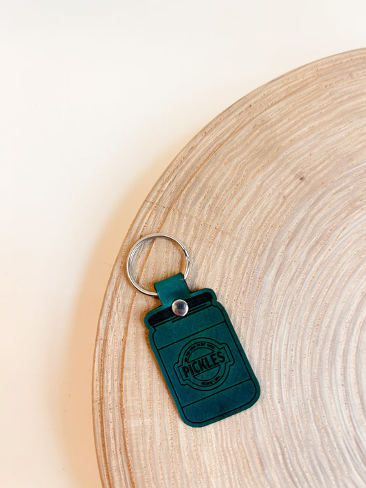 Pickle Jar Keychain