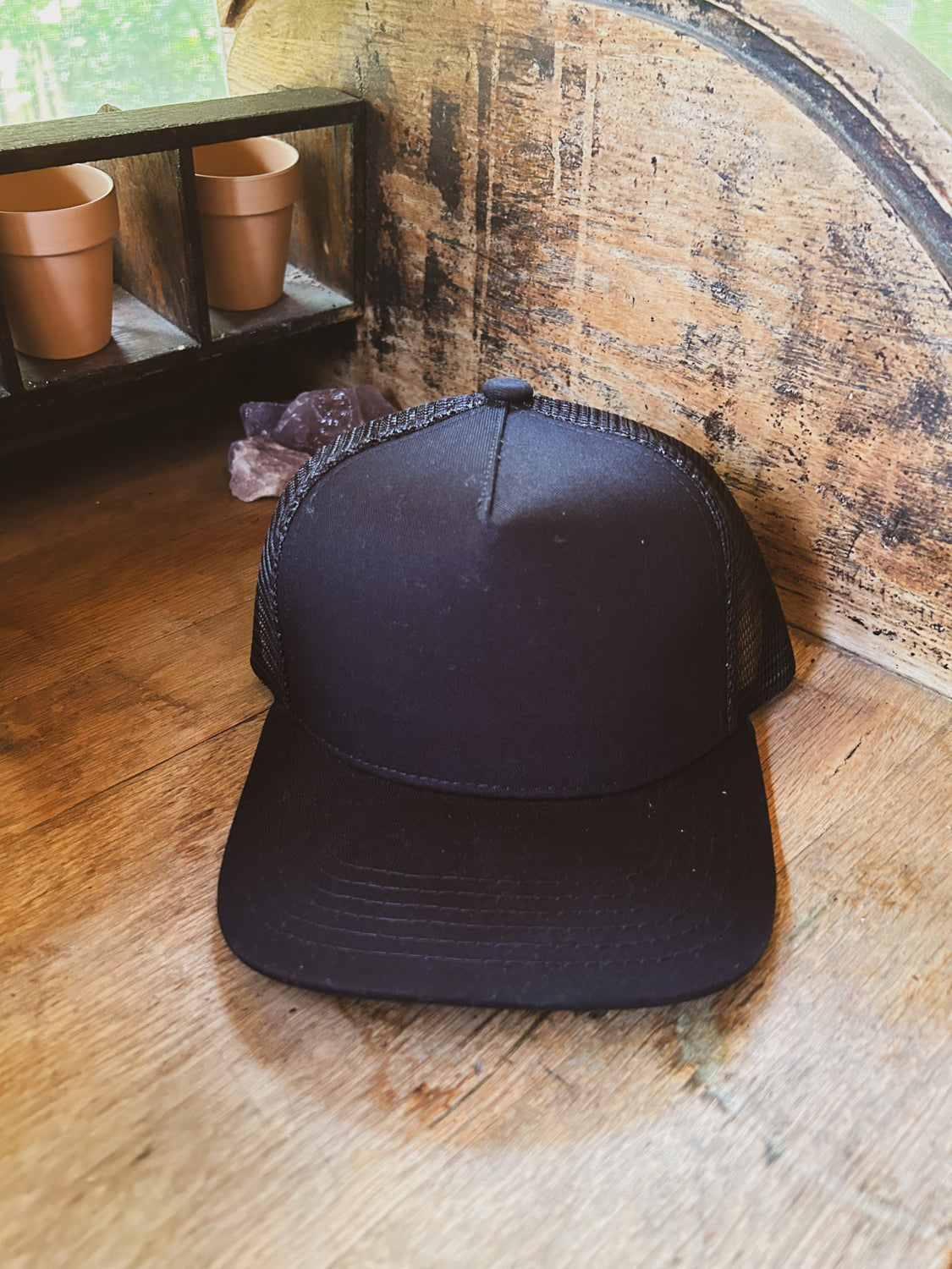 PRE-ORDER: Kids Handwriting/Art Leather Patch Hat