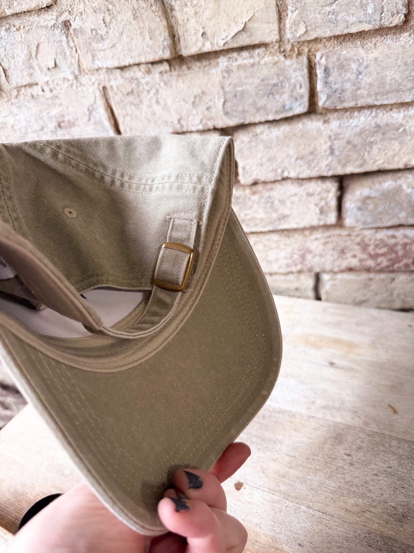 Purdue Motion P Leather Patch Hat – Kahki Dad Hat