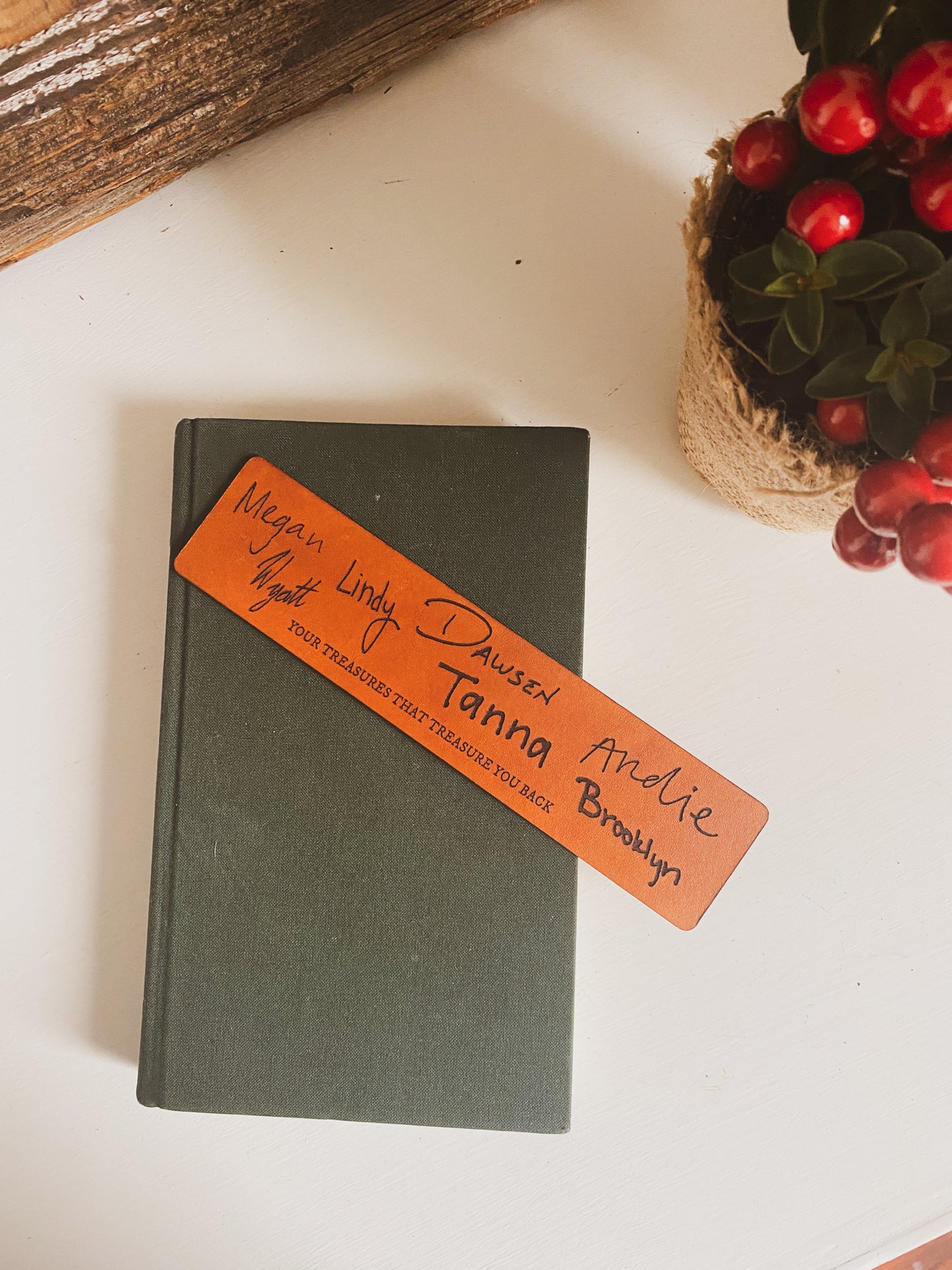 Grandparent Bookmark with Actual Handwriting