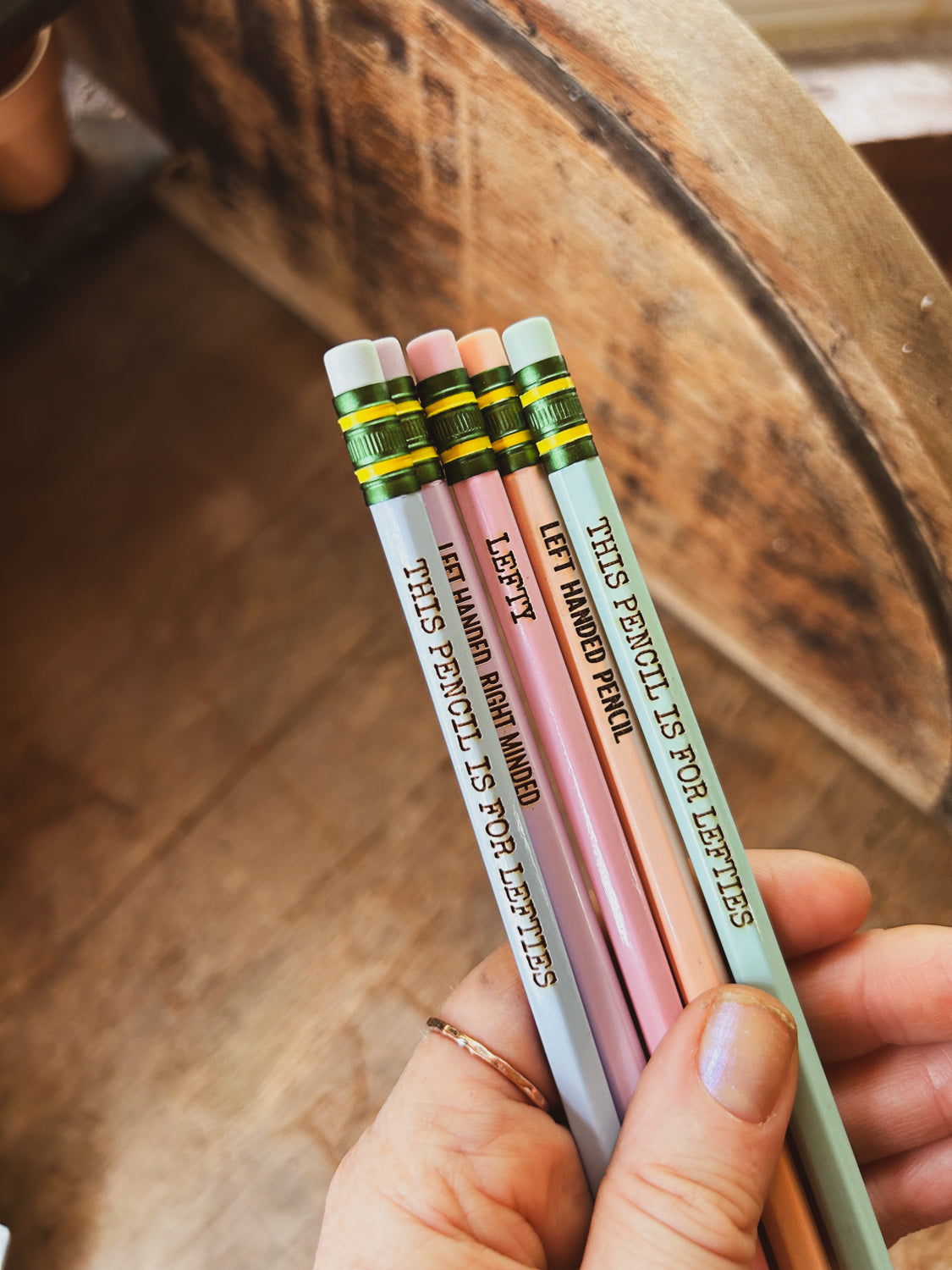 Left Handed Pencils - Set of 5