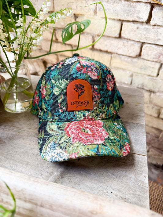 Indiana Peony Arch Patch Hat