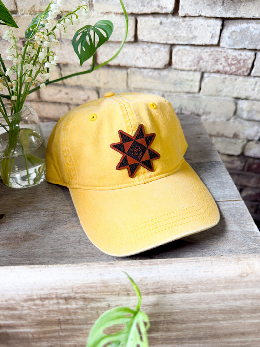 Peony Quilt Star Hat