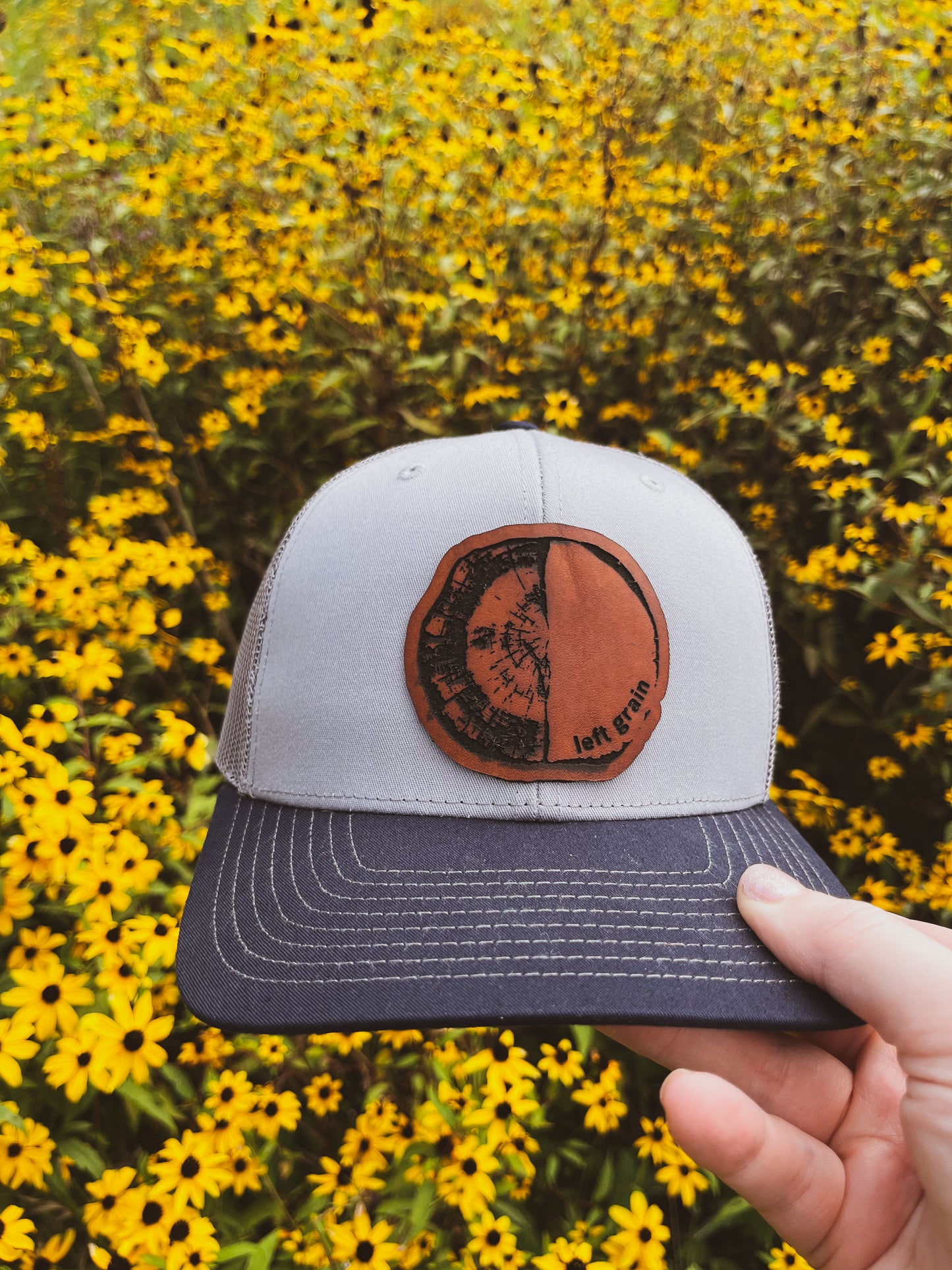Custom Logo Leather Patch Hat