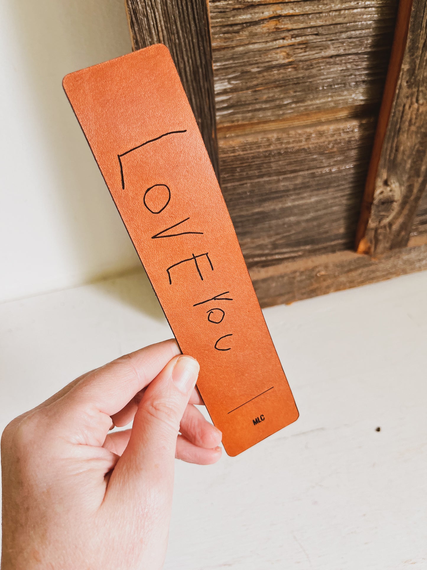 Grandparent Bookmark with Actual Handwriting