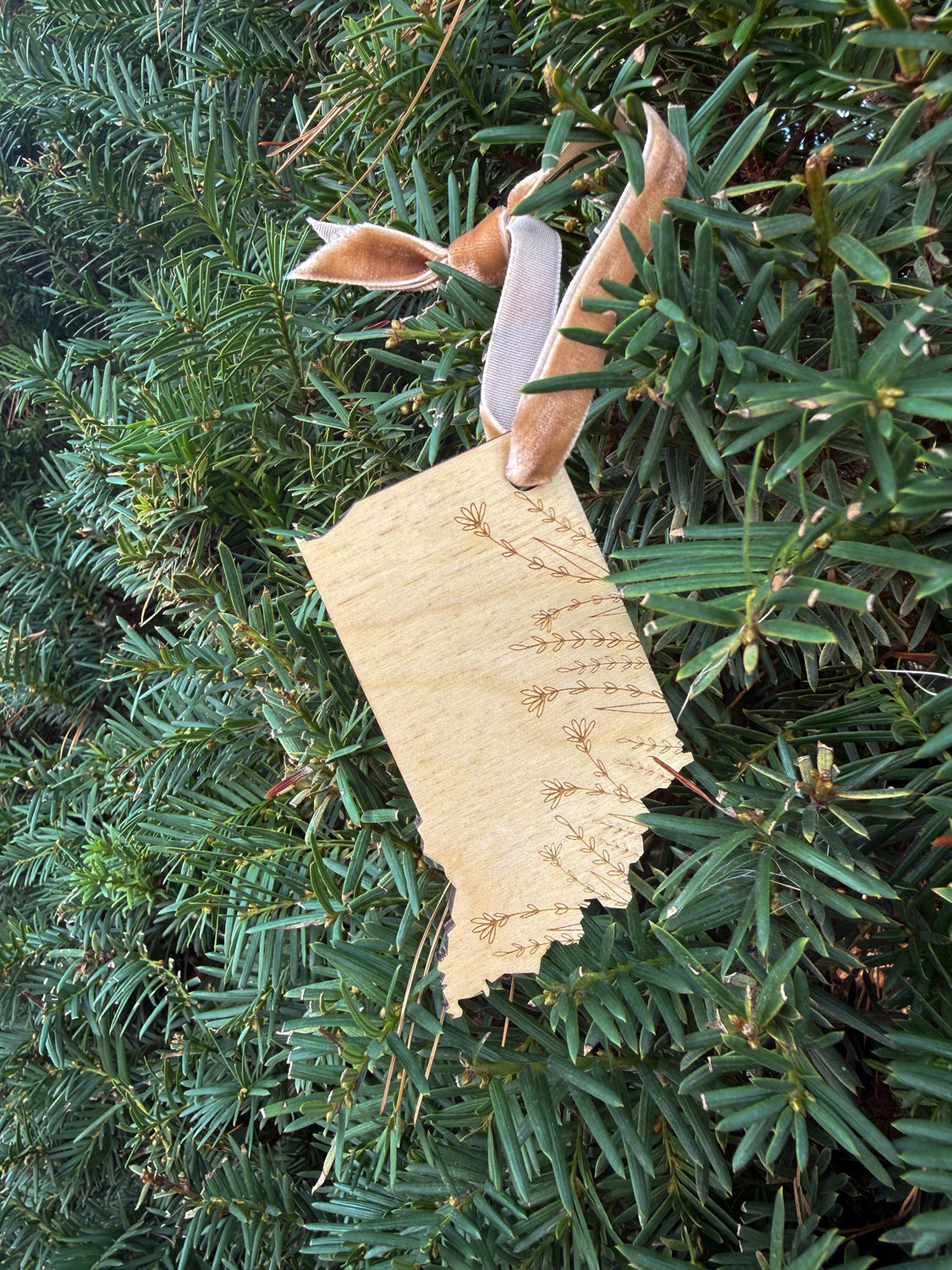 Indiana Wildflower Ornament
