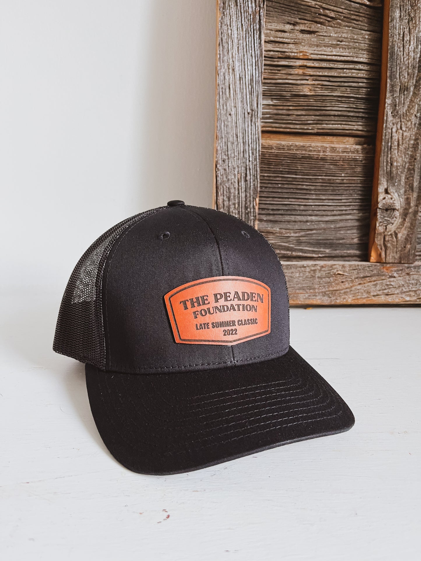 Custom Logo Leather Patch Hat