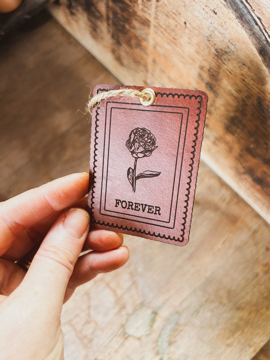 Peony Stamp Ornament