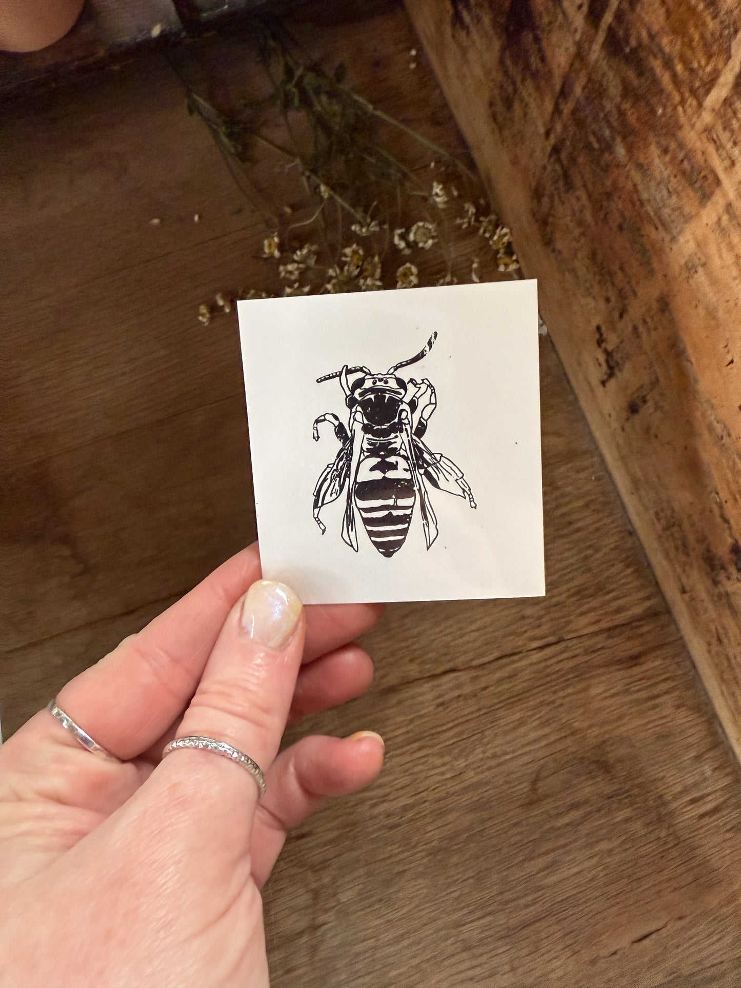 Bee Temporary Tattoo
