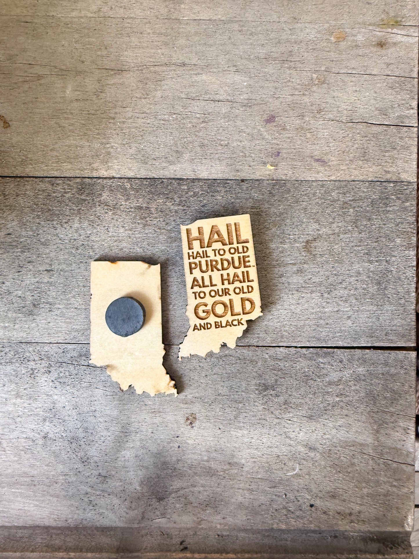 Indiana Hail Purdue Magnet