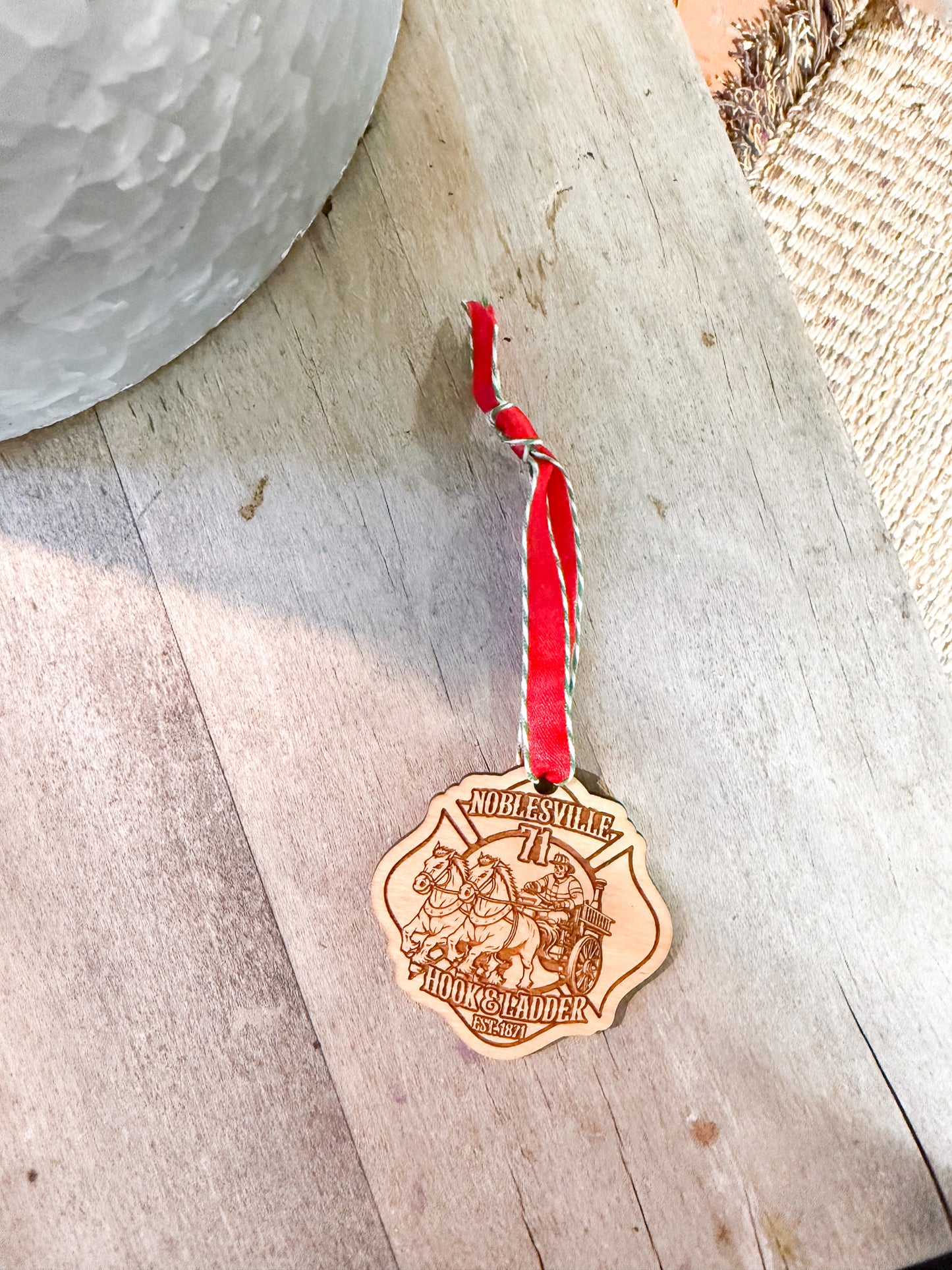 Custom Design Ornament or Gift Tag - Wooden or Leather