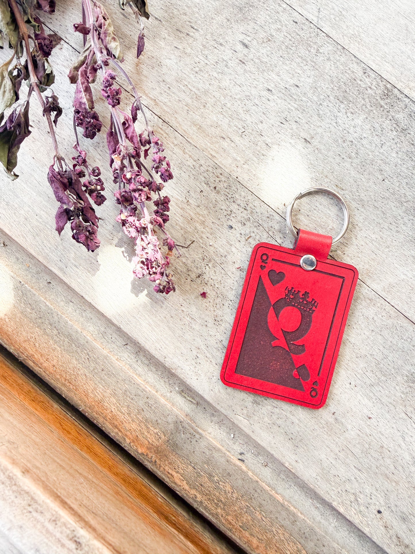 Queen of Hearts Keychain