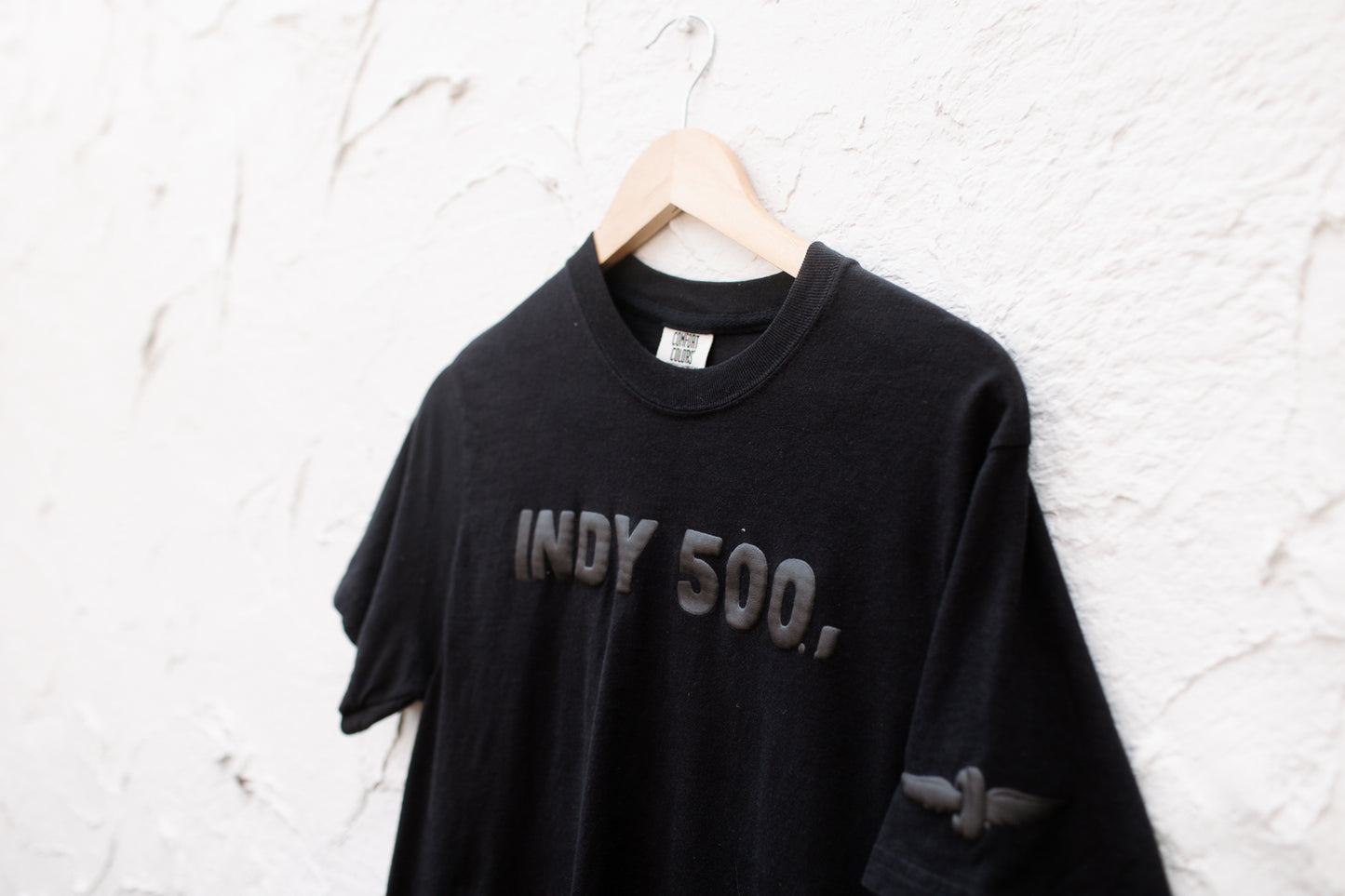 Indy 500 Puff Ink Tee – Black