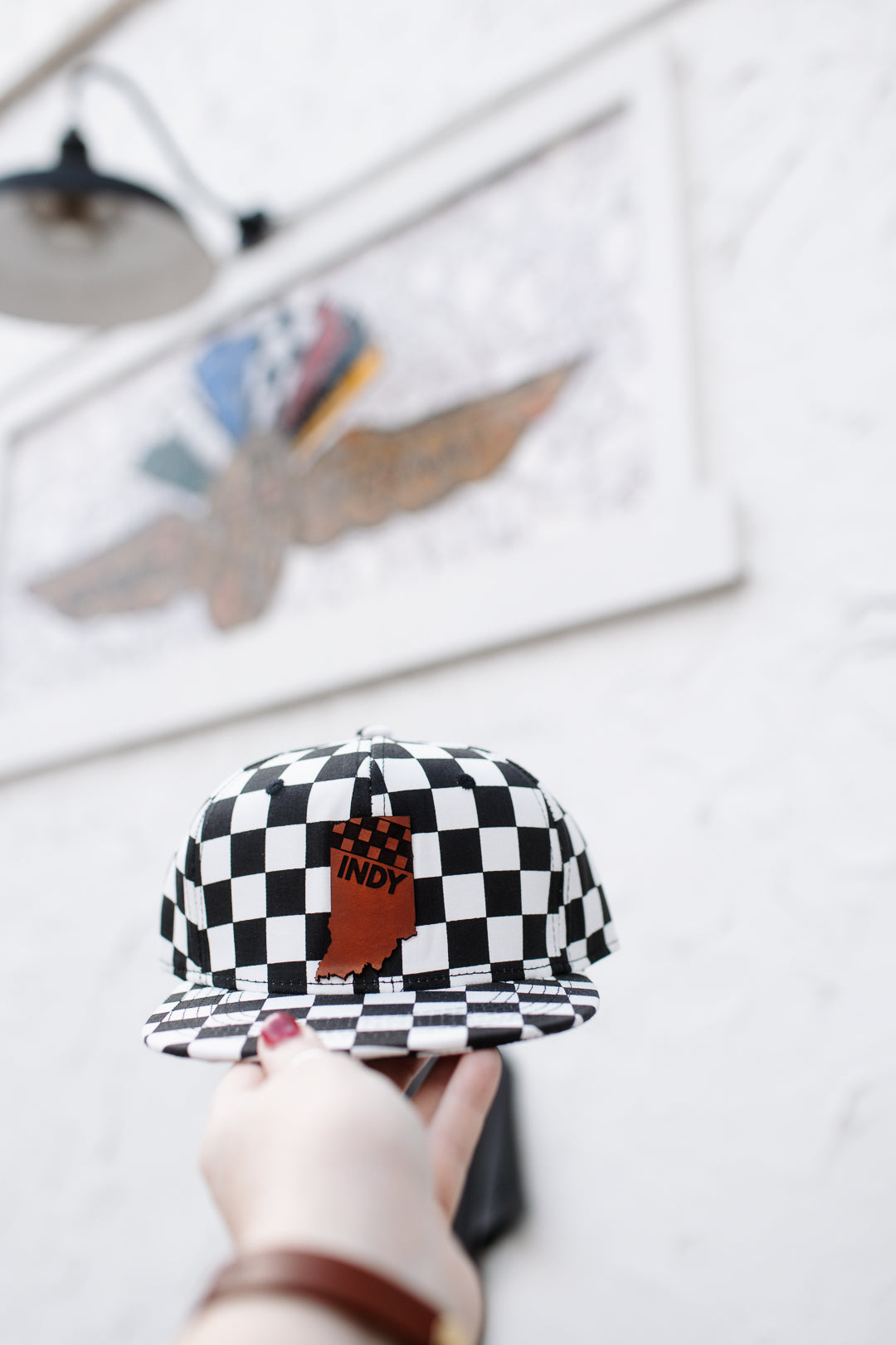 Indy Racing Flat Bill Trucker - Adult