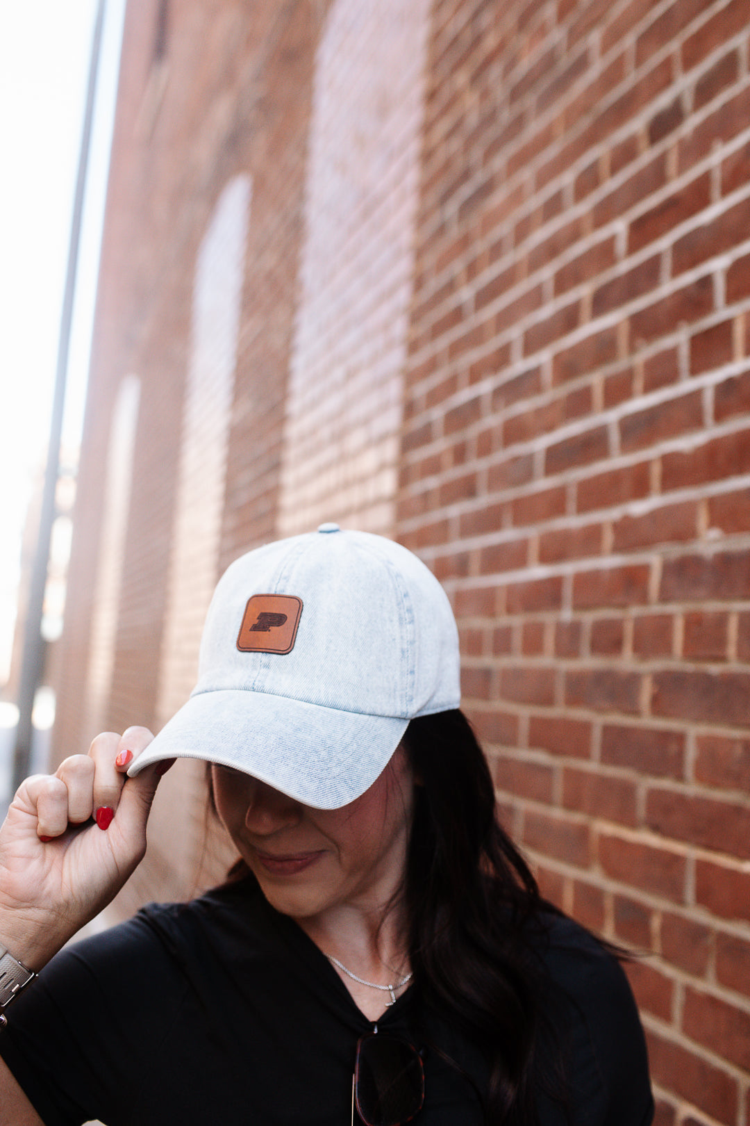 Tiny Purdue P Denim Hat