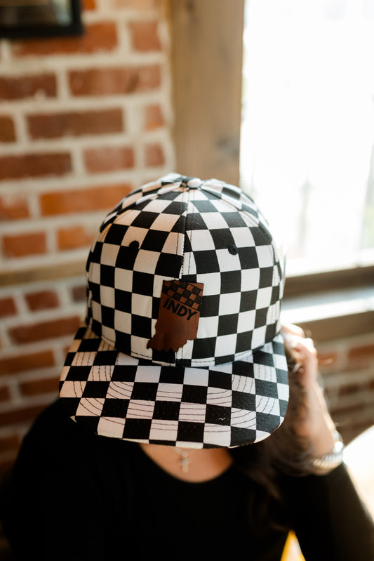 Indy Racing Flat Bill Trucker - Adult