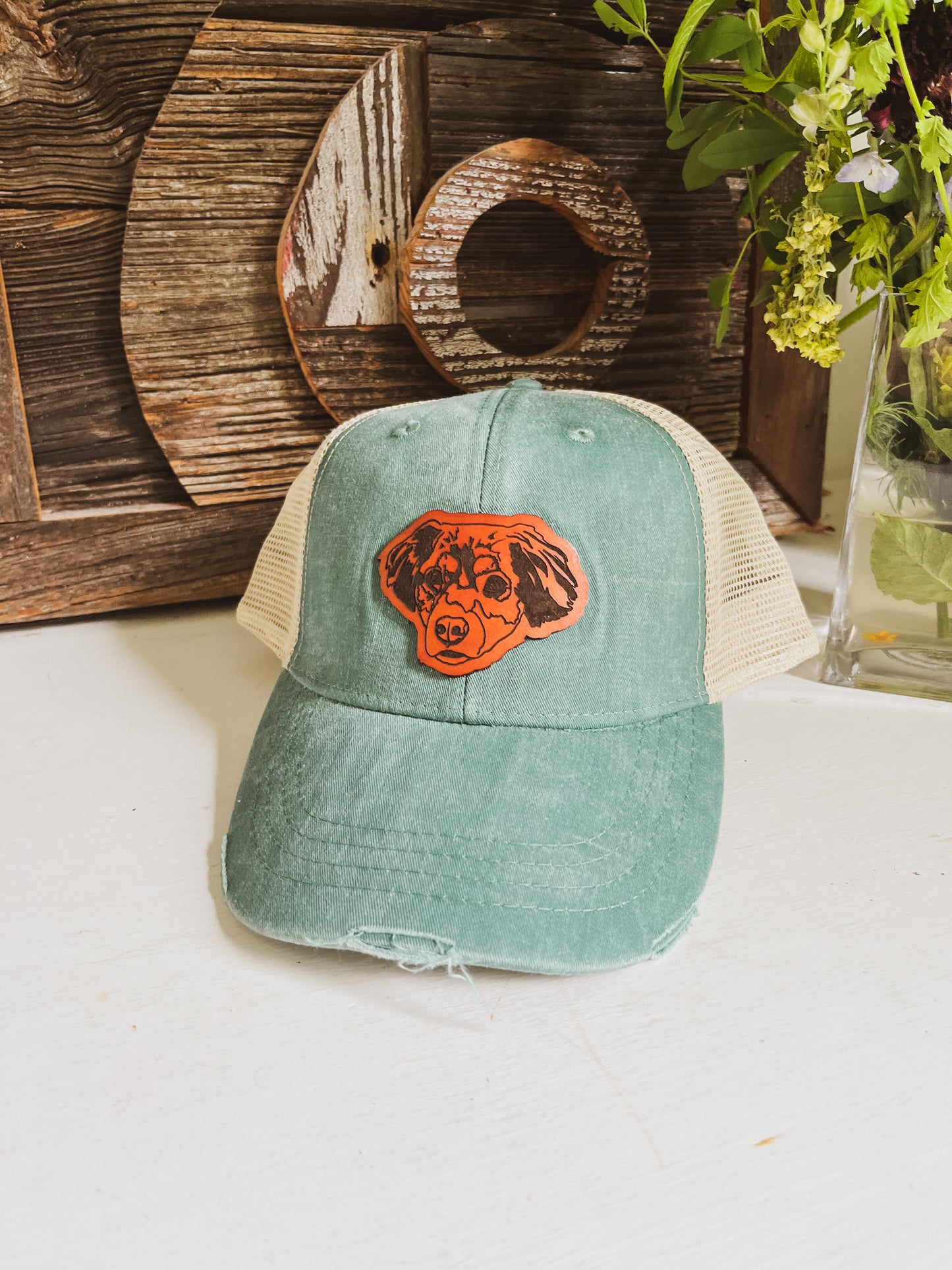 Custom Logo Leather Patch Hat