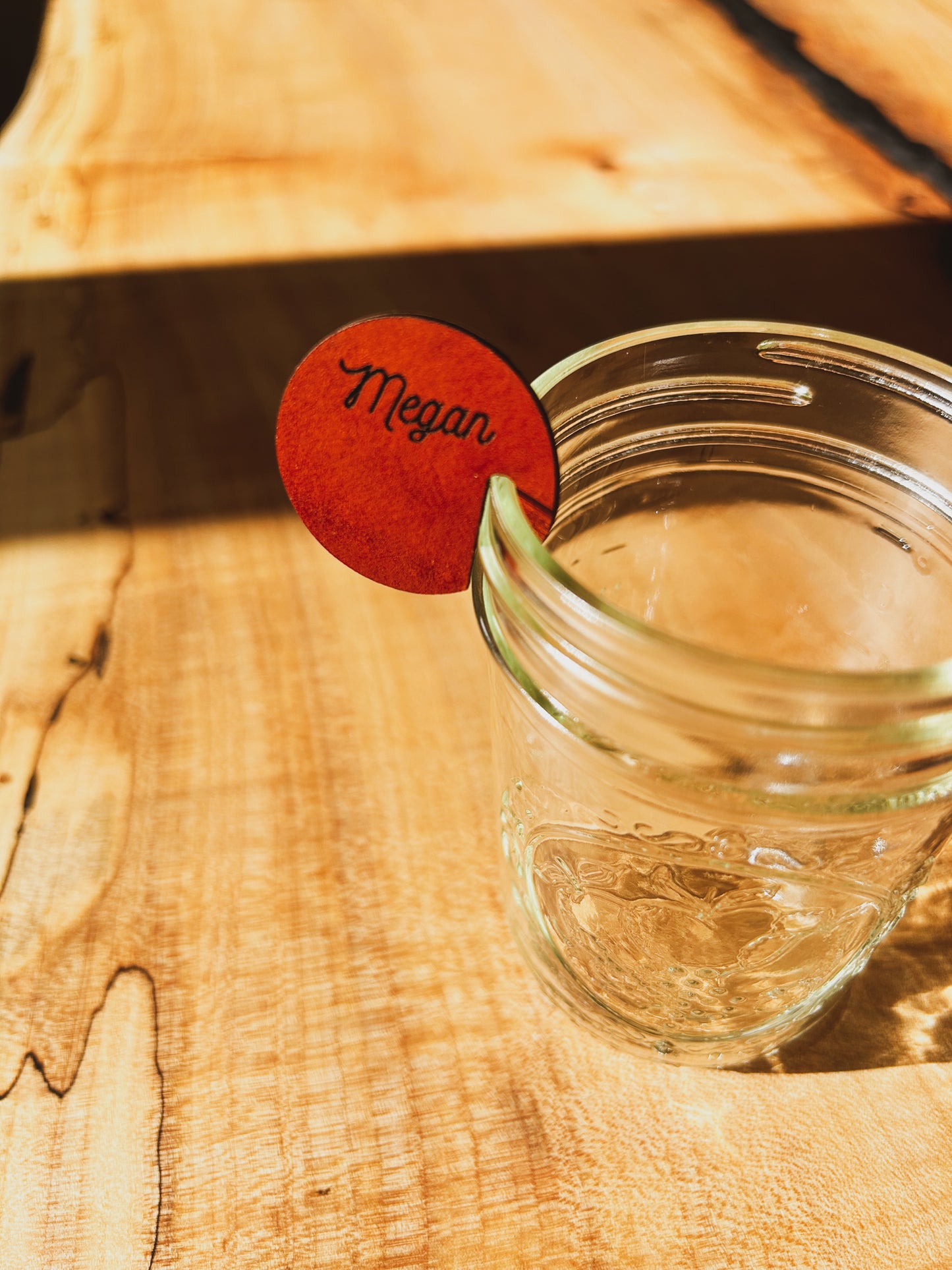 Drink Name Tags, Wine Charm for Stemless Glassware